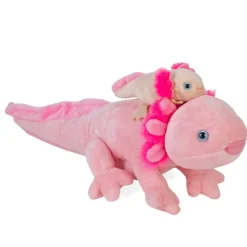 Mom and Baby Axolotl Stuffed Animals by Wild Republic