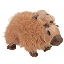 Mom and Baby Capybara Stuffed Animals by Wild Republic
