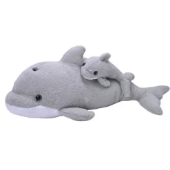 Mom and Baby Dolphin Stuffed Animals by Wild Republic