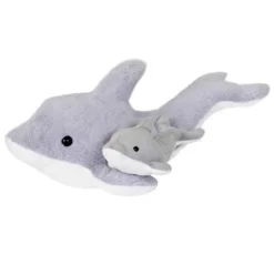 Mom and Baby Eco-Friendly Dolphin Stuffed Animals by Fiesta