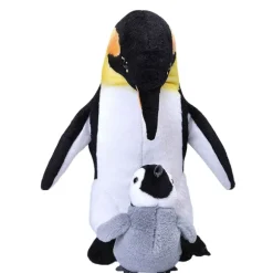 Mom and Baby Emperor Penguin Stuffed Animals by Wild Republic