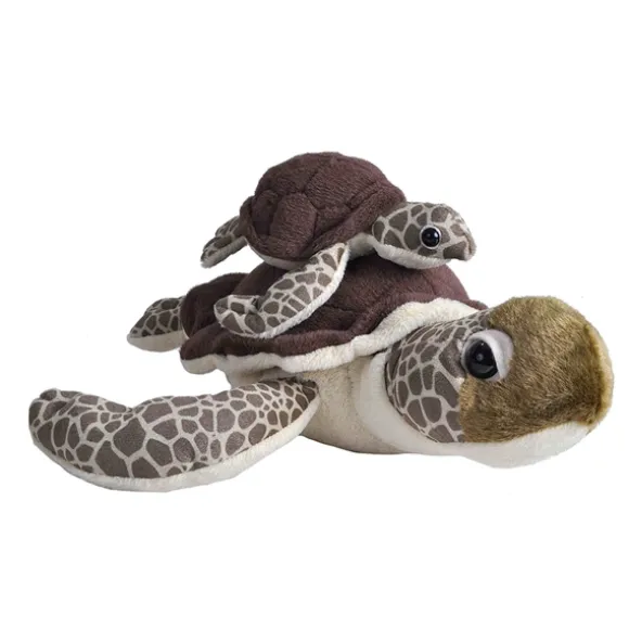 Mom and Baby Sea Turtle Stuffed Animals by Wild Republic