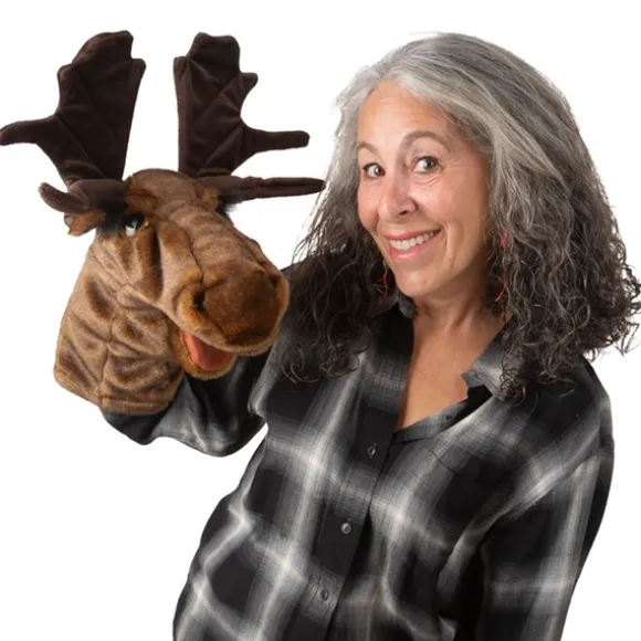Moose Stage Puppet by Folkmanis Puppets