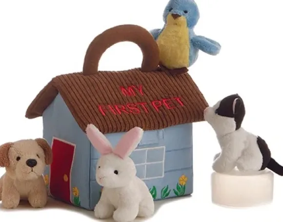 My First Pet Plush Playset for Babies by Ebba