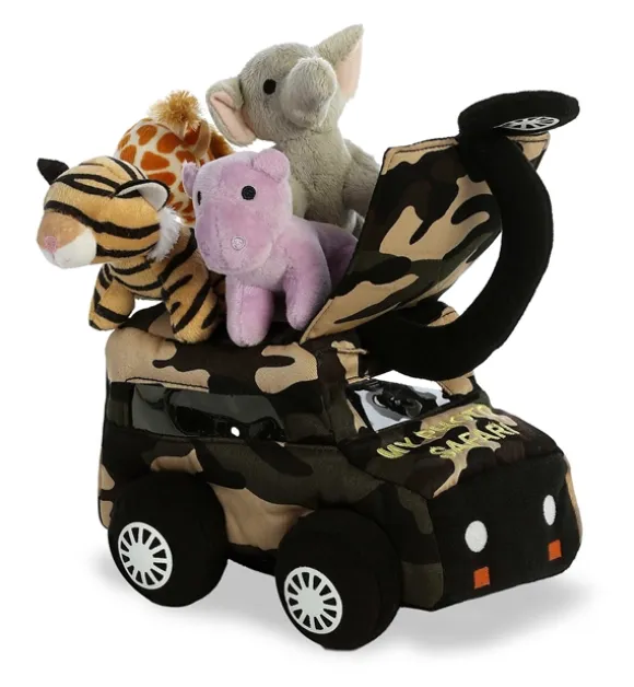 My Photo Safari Plush African Animals Playset for Babies by Ebba