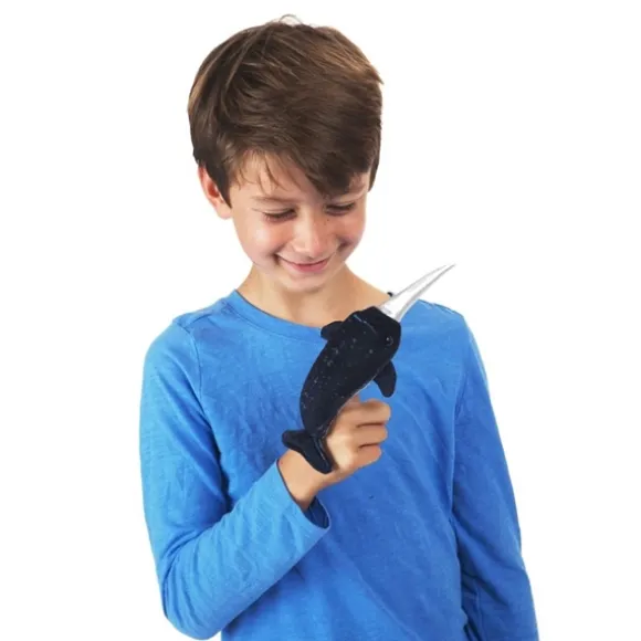 Narwhal Finger Puppet by Folkmanis Puppets