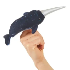 Narwhal Finger Puppet by Folkmanis Puppets