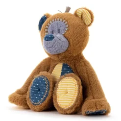 Oddballs Patchwork Bear Stuffed Animal by Demdaco