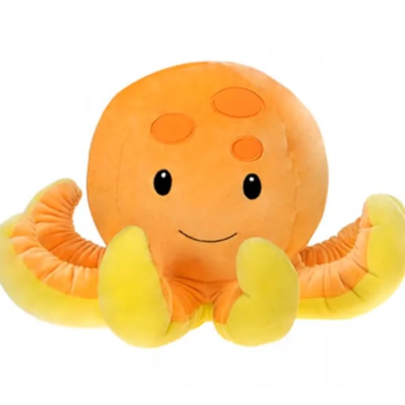 Ophelia the Smooth Stuffed Octopus Huggy Huggables by Fiesta