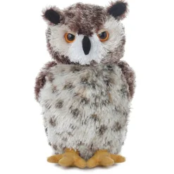 Osmond the Stuffed Great Horned Owl Mini Flopsie by Aurora