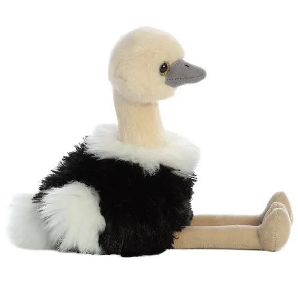 Ozzi the Stuffed Ostrich Mini Flopsie by Aurora