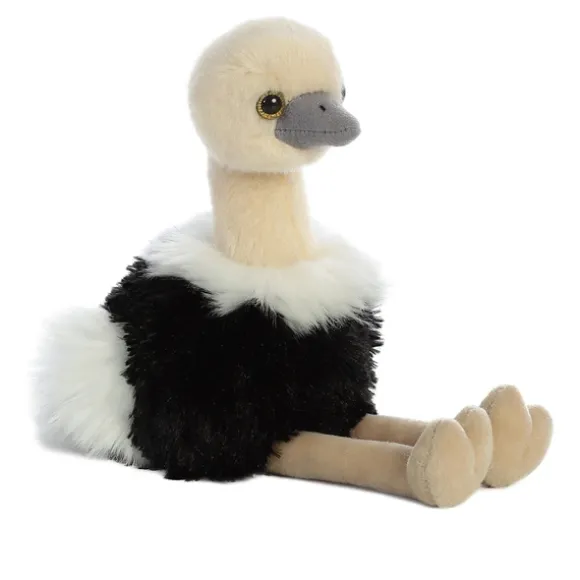 Ozzi the Stuffed Ostrich Mini Flopsie by Aurora