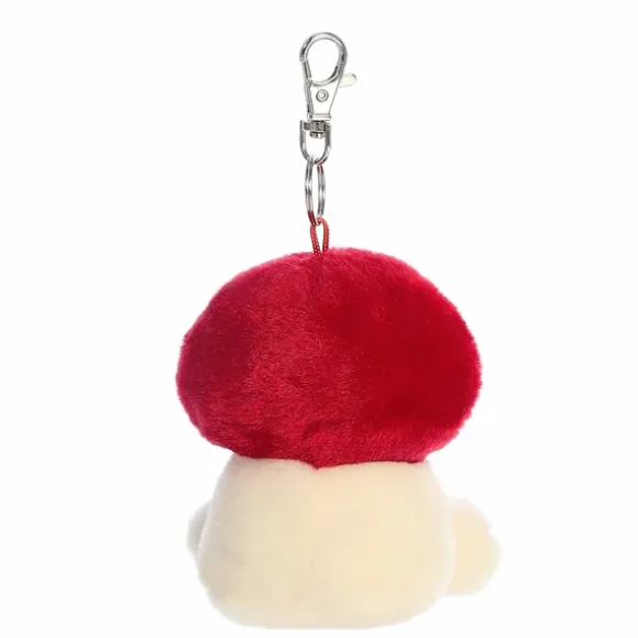 Palm Pals Clip-On 4 Inch Plush Amanita Mushroom Bag Charm by Aurora