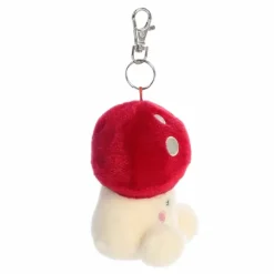 Palm Pals Clip-On 4 Inch Plush Amanita Mushroom Bag Charm by Aurora