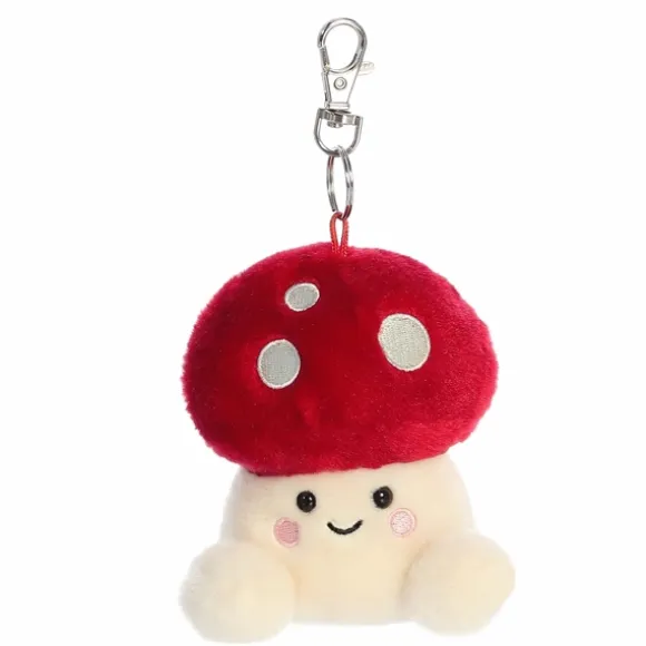 Palm Pals Clip-On 4 Inch Plush Amanita Mushroom Bag Charm by Aurora