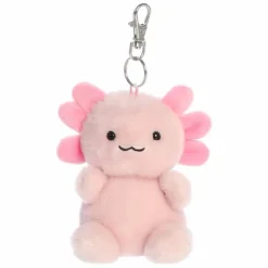 Palm Pals Clip-On 4 Inch Plush Ax Axolotl Bag Charm by Aurora