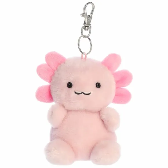 Palm Pals Clip-On 4 Inch Plush Ax Axolotl Bag Charm by Aurora