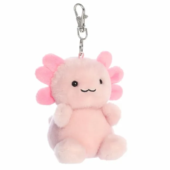 Palm Pals Clip-On 4 Inch Plush Ax Axolotl Bag Charm by Aurora