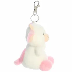 Palm Pals Clip-On 4 Inch Plush Belle Strawberry Cow Bag Charm by Aurora