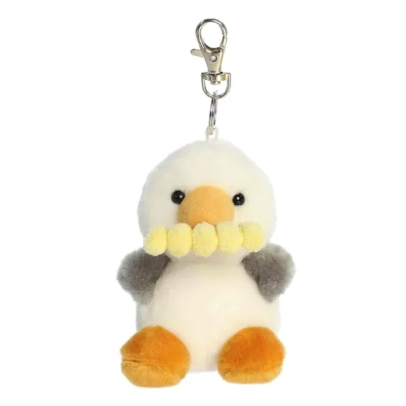 Palm Pals Clip-On 4 Inch Plush Buoy Seagull Bag Charm by Aurora
