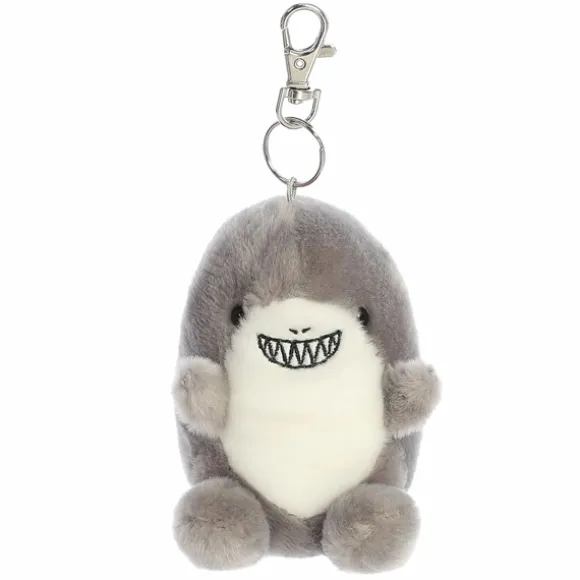Palm Pals Clip-On 4 Inch Plush Chomps Shark Bag Charm by Aurora