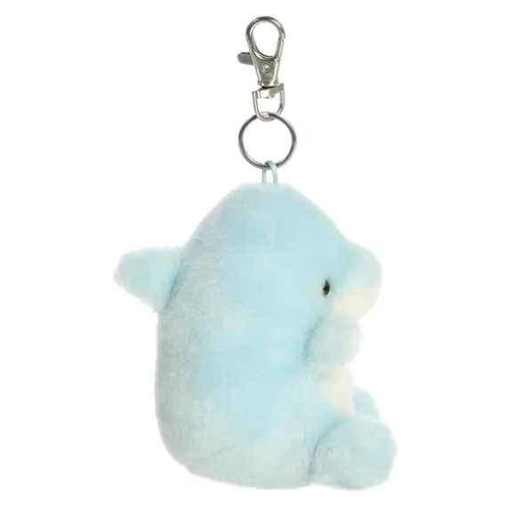 Palm Pals Clip-On 4 Inch Plush Clicks Dolphin Bag Charm by Aurora