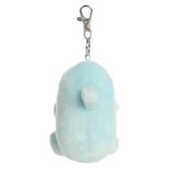 Palm Pals Clip-On 4 Inch Plush Clicks Dolphin Bag Charm by Aurora