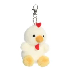 Palm Pals Clip-On 4 Inch Plush Cooper Chicken Bag Charm by Aurora