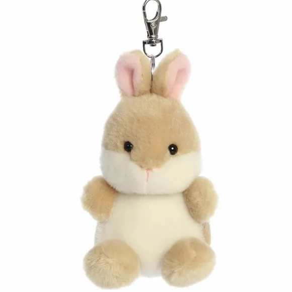 Palm Pals Clip-On 4 Inch Plush Ella Bunny Bag Charm by Aurora