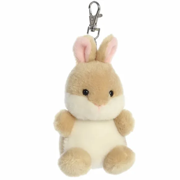 Palm Pals Clip-On 4 Inch Plush Ella Bunny Bag Charm by Aurora