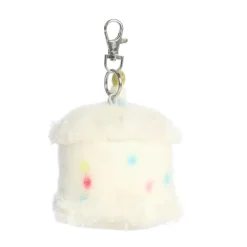 Palm Pals Clip-On 4 Inch Plush Happy B'Day Cake Bag Charm by Aurora