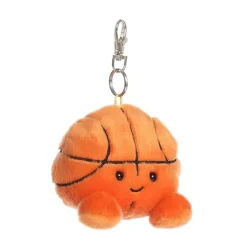 Palm Pals Clip-On 4 Inch Plush Hoops Basketball Bag Charm by Aurora