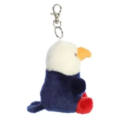 Palm Pals Clip-On 4 Inch Plush Patriot Eagle Bag Charm by Aurora