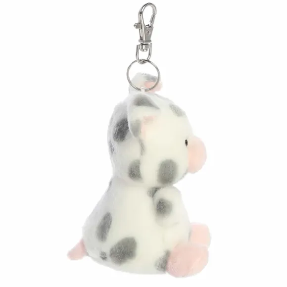 Palm Pals Clip-On 4 Inch Plush Piggles Spotted Piglet Bag Charm by Aurora