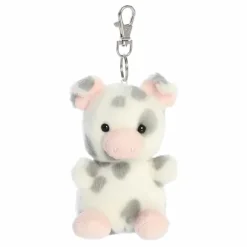 Palm Pals Clip-On 4 Inch Plush Piggles Spotted Piglet Bag Charm by Aurora