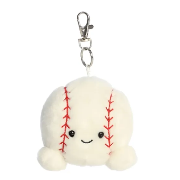 Palm Pals Clip-On 4 Inch Plush Slugger Baseball Bag Charm by Aurora