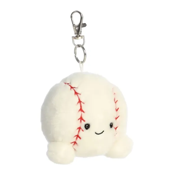 Palm Pals Clip-On 4 Inch Plush Slugger Baseball Bag Charm by Aurora