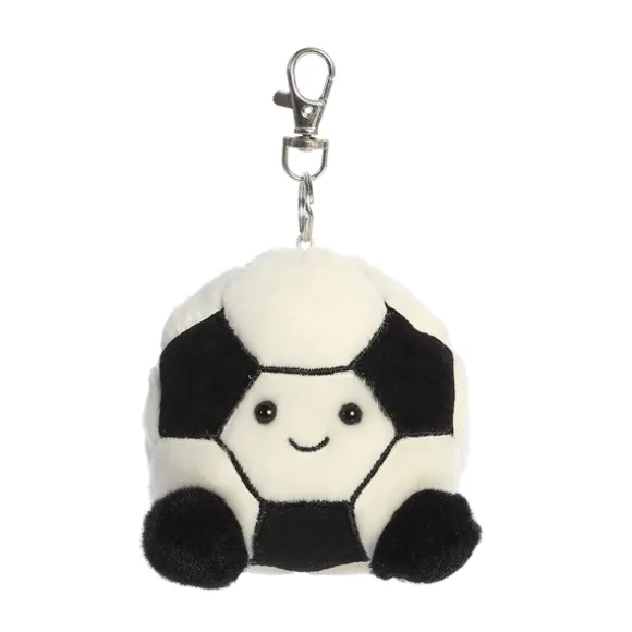 Palm Pals Clip-On 4 Inch Plush Striker Soccer Ball Bag Charm by Aurora