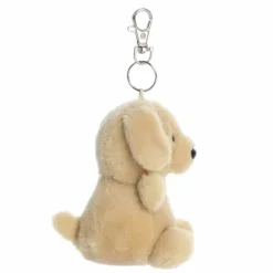 Palm Pals Clip-On 4 Inch Plush Sunny Lab Bag Charm by Aurora