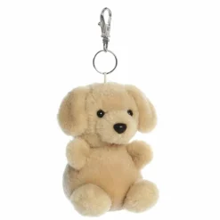 Palm Pals Clip-On 4 Inch Plush Sunny Lab Bag Charm by Aurora