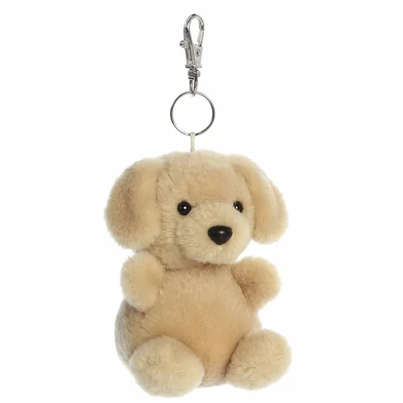 Palm Pals Clip-On 4 Inch Plush Sunny Lab Bag Charm by Aurora