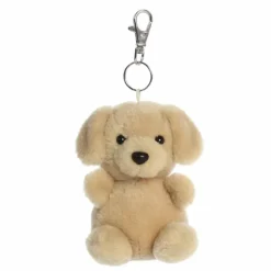 Palm Pals Clip-On 4 Inch Plush Sunny Lab Bag Charm by Aurora