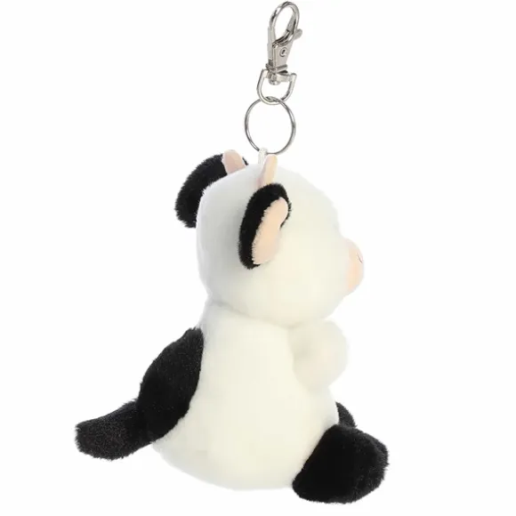 Palm Pals Clip-On 4 Inch Plush Sweetie Cow Bag Charm by Aurora