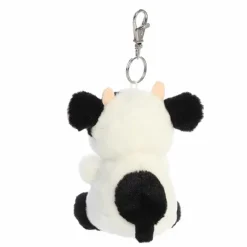 Palm Pals Clip-On 4 Inch Plush Sweetie Cow Bag Charm by Aurora