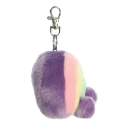 Palm Pals Clip-On 4 Inch Plush Vivi Rainbow Bag Charm by Aurora