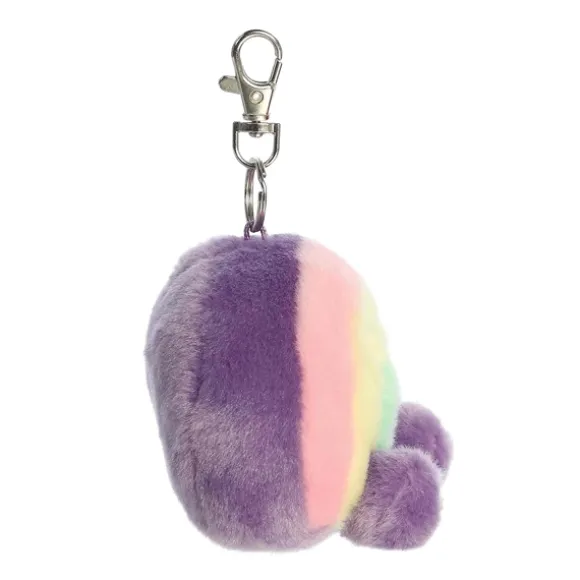 Palm Pals Clip-On 4 Inch Plush Vivi Rainbow Bag Charm by Aurora