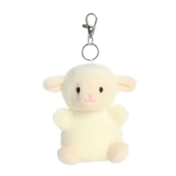 Palm Pals Clip-On 4 Inch Plush Woolly Lamb Bag Charm by Aurora