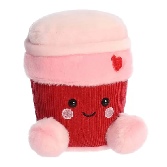 Parker the Plush Heart Coffee Palm Pals by Aurora