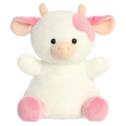 Party-Sized Palm Pals 13 Inch Plush Belle Strawberry Cow by Aurora