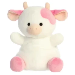 Party-Sized Palm Pals 13 Inch Plush Belle Strawberry Cow by Aurora